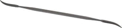 Grobet - 6" Riffler Precision Swiss Pattern File - Die Sinker's Handle - Exact Tool & Supply