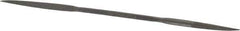 Grobet - 6" Riffler Precision Swiss Pattern File - Die Sinker's Handle - Exact Tool & Supply