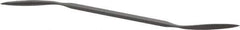 Grobet - 6" Riffler Precision Swiss Pattern File - Die Sinker's Handle - Exact Tool & Supply