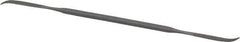 Grobet - 6" Riffler Precision Swiss Pattern File - Die Sinker's Handle - Exact Tool & Supply