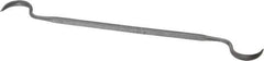 Grobet - 6" Riffler Precision Swiss Pattern File - Die Sinker's Handle - Exact Tool & Supply