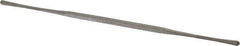 Grobet - 6" Riffler Precision Swiss Pattern File - Die Sinker's Handle - Exact Tool & Supply