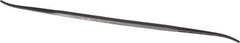 Grobet - 6" Riffler Precision Swiss Pattern File - Die Sinker's Handle - Exact Tool & Supply