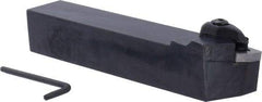 Seco - DWLN, Right Hand Cut, 95° Lead Angle, 1" Shank Height x 1" Shank Width, Negative Rake Indexable Turning Toolholder - 6" OAL, WNMG 432 Insert Compatibility, Series Dual Clamp - Exact Tool & Supply