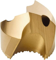 Seco - Series SD100, 23.5mm Diam 140° Replaceable Drill Tip - Carbide, TiAlN Finish, Through Coolant - Exact Tool & Supply
