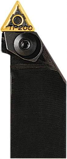 Seco - PTTN, Right Hand Cut, 60° Lead Angle, 20mm Shank Height x 20mm Shank Width, Negative Rake Indexable Turning Toolholder - 125mm OAL, TNM..1604.. Insert Compatibility, Series Pin & Wedge - Exact Tool & Supply