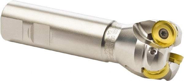Seco - 50mm Cutting Diam, 32mm Shank Diam, 10mm Max Depth of Cut, Straight Shank Indexable Copy End Mill - 3 Inserts, RP.. 2006 Insert, R217.29 Toolholder - Exact Tool & Supply