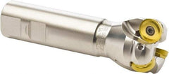 Seco - 50mm Cutting Diam, 32mm Shank Diam, 10mm Max Depth of Cut, Straight Shank Indexable Copy End Mill - 3 Inserts, RP.. 2006 Insert, R217.29 Toolholder - Exact Tool & Supply