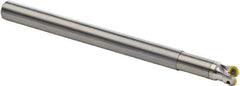 Seco - 10mm Cutting Diam, 10mm Shank Diam, 2.5mm Max Depth of Cut, Straight Shank Indexable Copy End Mill - 2 Inserts, RDH.. 0501 Insert, R217.29 Toolholder, Carbide - Exact Tool & Supply