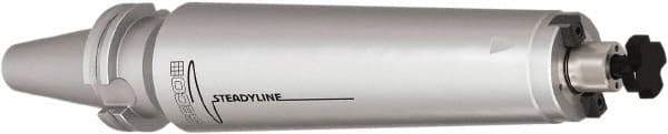 Seco - DIN69871-50 Taper Shank 27mm Pilot Diam Shell Mill Holder - 12.6" Flange to Nose End Projection, 2.36" Nose Diam, Through-Spindle & DIN Flange Coolant - Exact Tool & Supply