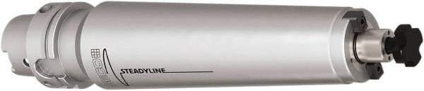 Seco - HSK63A Taper Shank 22mm Pilot Diam Shell Mill Holder - 10.24" Flange to Nose End Projection, 1.89" Nose Diam, Through-Spindle Coolant - Exact Tool & Supply