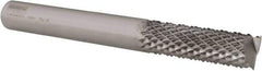 Seco - 8mm Diam, End Mill End, Solid Carbide Diamond Pattern Router Bit - Right Hand Cut, 2-61/64" OAL, Use on Composites - Exact Tool & Supply