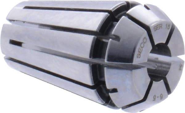 Seco - 6mm ER16 Collet - 0.01mm TIR, 27mm OAL, 17mm Overall Diam - Exact Tool & Supply