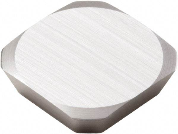 Seco - SEEX42 MD14 Grade H15 Carbide Milling Insert - Uncoated, 1/8" Thick, 1/2" Inscribed Circle - Exact Tool & Supply