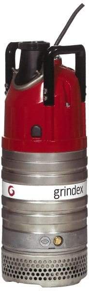 Grindex - 3-1/2 hp, 460 Amp Rating, 460 Volts, Nonautomatic Operation, Dewatering Pump - 3 Phase, Aluminum Housing - Exact Tool & Supply