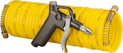 Value Collection - 1/4" ID Pistol Grip Air Gun - 25' Long Nylon Hose, 1/4" Inlet, NPT Thread, 200 Max psi - Exact Tool & Supply