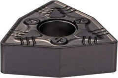 Iscar - WNMG432 NR Grade IC907 Carbide Turning Insert - TiAlN/TiN Finish, 80° Trigon, 1/2" Inscr Circle, 3/16" Thick, 1/32" Corner Radius - Exact Tool & Supply