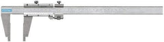 Fowler - 0 to 60" Stainless Steel Vernier Caliper - 0.02mm Graduation, 7-1/2" Jaw Depth, 0.005" Accuracy, Includes Inside Diameter, Outside Diameter - Exact Tool & Supply