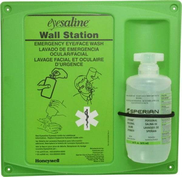 Honeywell - 16 oz, Disposable Single Station - Approved by ANSI Z358.1-2009 - Exact Tool & Supply