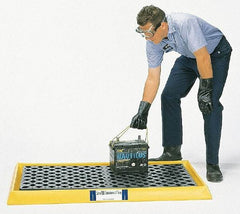 UltraTech - Trays & Pans Type: Containment Tray with Grating Sump Capacity (Qt.): 66.00 - Exact Tool & Supply