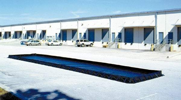 UltraTech - 7,405 Gal Polyethylene High Wall Berm - 1' High x 15' Wide x 66" Long - Exact Tool & Supply