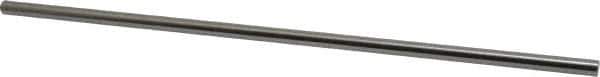 Thomson Industries - 1/4" Diam, 10" Long, Steel Annealed End Round Linear Shafting - 60C Hardness - Exact Tool & Supply