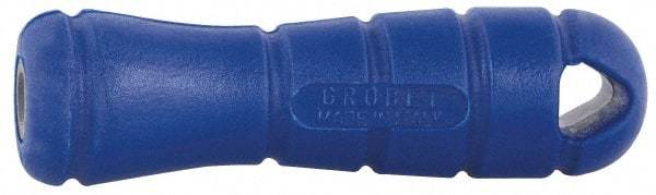 Grobet - 5-1/4" Long File Handle - For Use with 12, 14 & 16" Files, with Thread Insert - Exact Tool & Supply