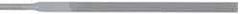 Grobet - 6-1/4" Needle Precision Swiss Pattern Equalling File - Round Handle - Exact Tool & Supply