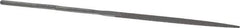 Grobet - 6-1/4" Needle Precision Swiss Pattern Warding File - Round Handle - Exact Tool & Supply