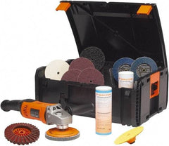WALTER Surface Technologies - 6" Pad Diam, 2,000 to 7,300 RPM, Handheld Electric Buffer - 12.4 Amps, 120 Volts - Exact Tool & Supply