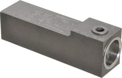 Kennametal - Right Hand Cut, KM25 Modular Connection, Square Shank Lathe Modular Clamping Unit - 1" Square Shank Length, 1" Square Shank Width, 3.819" OAL, Series RCM Square Shank - Exact Tool & Supply