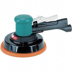 Dynabrade - 10,000 OPM, 23 CFM Air Consumption, Palm Air Orbital Sander - Round Pad, 1/4 NPT Inlet - Exact Tool & Supply