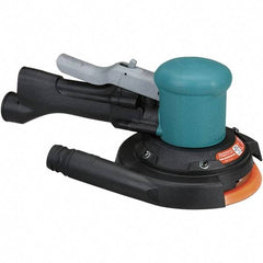 Dynabrade - 12,000 OPM, 23 CFM Air Consumption, Palm Air Orbital Sander - Round Pad, 1/4 NPT Inlet - Exact Tool & Supply