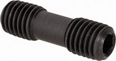 Iscar - Hex Socket Set Screw for Indexable Boring Bars, Grooving & Turning - 1/4 Thread, For Use with Tool Holders - Exact Tool & Supply