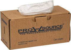 PRO-SOURCE - 0.31 mil Thick, Household/Office Trash Bags - 24" Wide x 33" High, Clear - Exact Tool & Supply