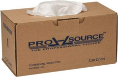 PRO-SOURCE - 0.63 mil Thick, Household/Office Trash Bags - 40" Wide x 48" High, Clear - Exact Tool & Supply