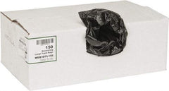 PRO-SOURCE - 1.2 mil Thick, Household/Office Trash Bags - Hexene Resins, Drawstring, 33-1/2" Wide x 38" High, Black - Exact Tool & Supply