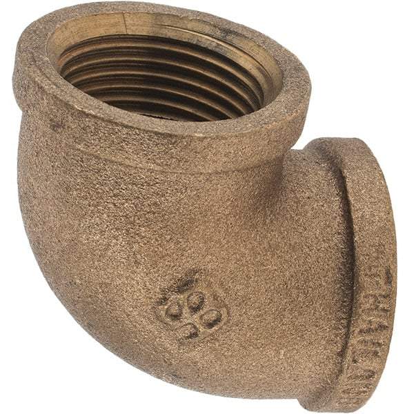 Merit Brass - Class 125, 1" Internal Pipe, Brass 90° Street Elbow - FBSPT x FBSPT - Exact Tool & Supply