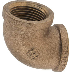 Merit Brass - Class 125, 1" Internal Pipe, Brass 90° Street Elbow - FBSPT x FBSPT - Exact Tool & Supply
