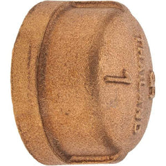 Merit Brass - Class 125, 1" Internal Pipe, Brass End Cap - FBSPT - Exact Tool & Supply