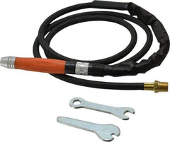 Dotco - 1/8" Collet, Straight Handle, Air Straight Die Grinder - 60,000 RPM, Rear Exhaust, 9 CFM, 0.1 hp, 90 psi, 1/8" Inlet - Exact Tool & Supply
