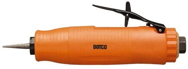 Dotco - 1/4" Collet, Straight Handle, Air Die Grinder - 20,000 RPM, Rear Exhaust, 0.6 hp, 90 psi, 1/4" Inlet - Exact Tool & Supply