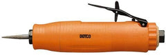 Dotco - 1/4" Collet, Straight Handle, Air Die Grinder - 18,000 RPM, Front Exhaust, 0.9 hp, 90 psi, 1/4" Inlet - Exact Tool & Supply