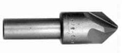 Hertel - 5/16" Head Diam, 1/4" Shank Diam, 4 Flute 90° High Speed Steel Countersink - 1-3/4" OAL, Straight Shank - Exact Tool & Supply