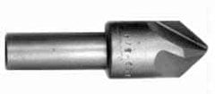 Hertel - 1/4" Head Diam, 1/4" Shank Diam, 4 Flute 110° High Speed Steel Countersink - Exact Tool & Supply