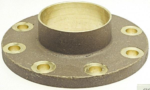 NIBCO - 1" Pipe, 4-1/4" OD, Cast Copper Companion Pipe Flange - 150 psi, C End Connection, 3-1/8" Across Bolt Hole Centers - Exact Tool & Supply