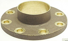NIBCO - 6" Pipe, 11" OD, Cast Copper Companion Pipe Flange - 150 psi, C End Connection, 9-1/2" Across Bolt Hole Centers - Exact Tool & Supply