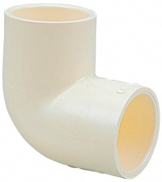 NIBCO - 1-1/4" CPVC Plastic Pipe 90° Elbow - Slip x Slip End Connections - Exact Tool & Supply