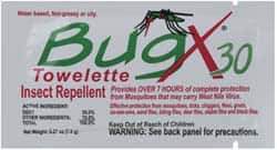 North - 300 Count 30% DEET Towelette - For Biting Flies, Black Flies, Chiggers, Deer Flies, Gnats, Midges, Mosquitoes, No-See-Ums, Stable Flies, Fleas - Exact Tool & Supply