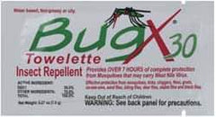 North - 300 Count 30% DEET Towelette - For Biting Flies, Black Flies, Chiggers, Deer Flies, Gnats, Midges, Mosquitoes, No-See-Ums, Stable Flies, Fleas - Exact Tool & Supply
